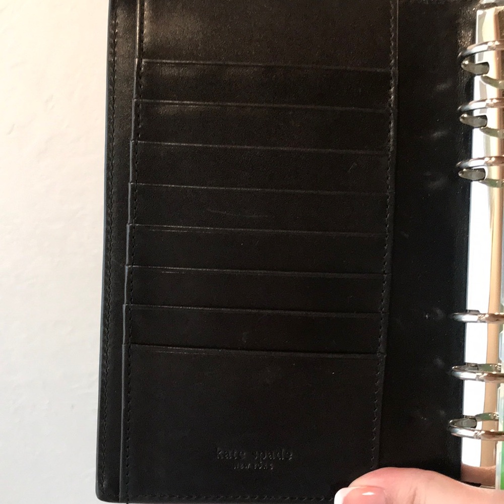 RARE Vintage Kate Spade Red Nylon Agenda Personal Planner Mini Binder - Picture 8 of 11